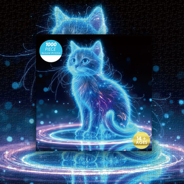 Luminous Kitten Jigsaw Puzzle 1000 Pieces